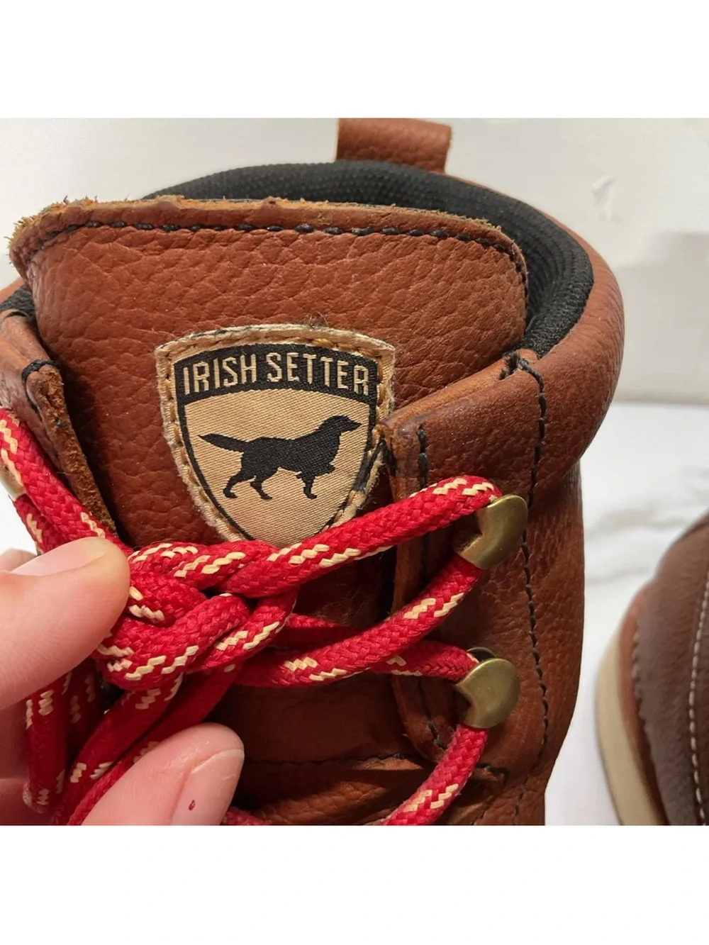 Irish Setter Work Boots Mens 10.5 Brown Leather